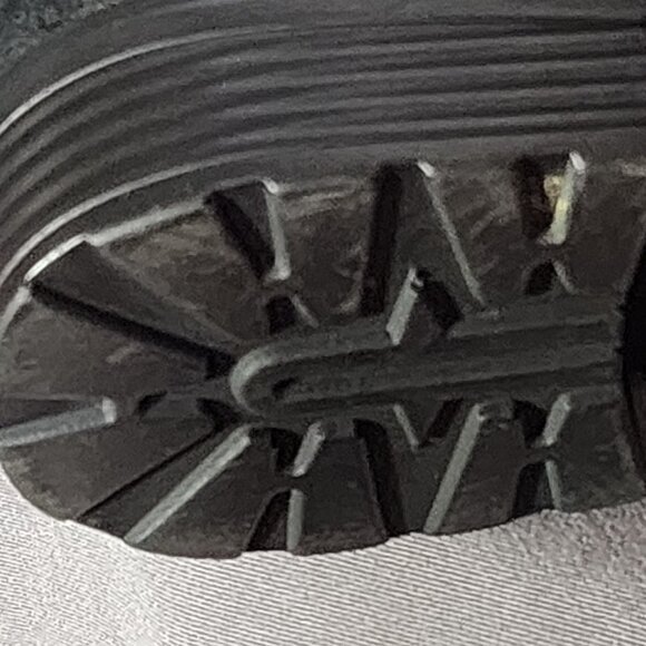 White Mountain Black Faux Suede Zip Buckle Fabric Upper Ankle Randolph Boot 6.5M - Picture 15 of 16